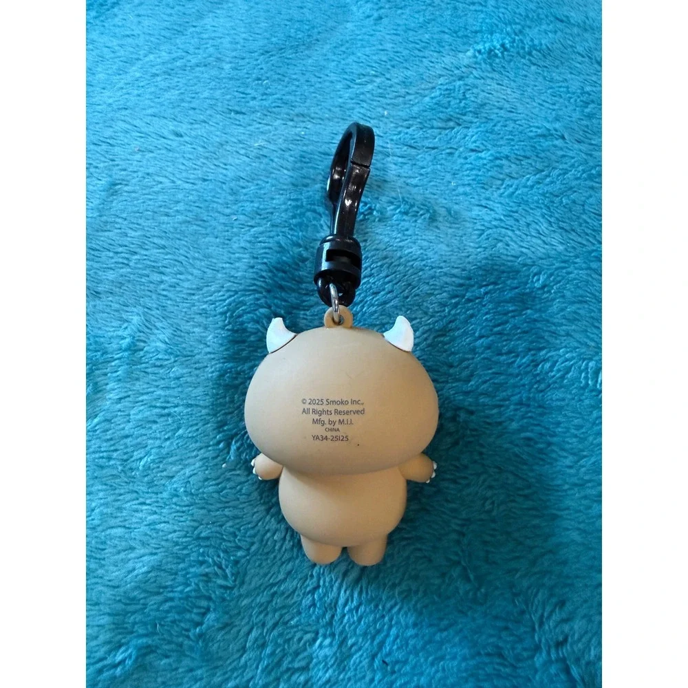 Smoko Kai the Monster Silicone Keychain Bag Charm Tan Brown YA34-25125 Kawaii